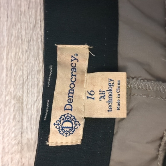 Democracy ab technology skyrise poplin green cargo pants size 16 - Picture 5 of 8